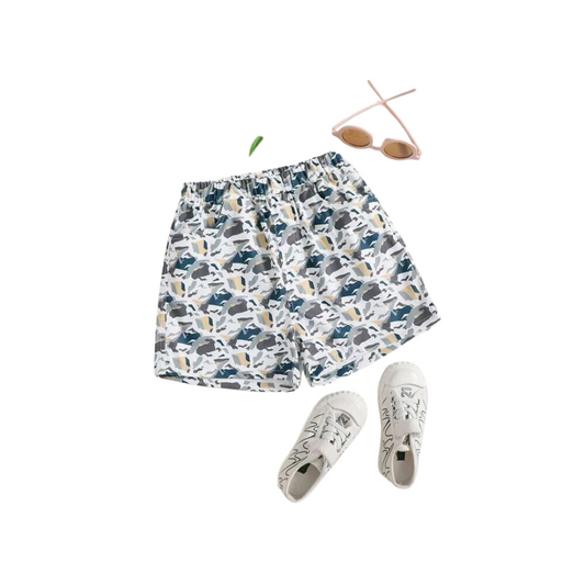 Short de Camuflaje Casual para Niños