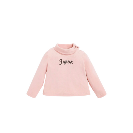 Camiseta de Manga Larga con Estampado "Love" para Niñas