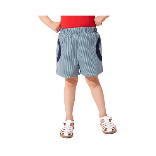 Bermuda Casual de Rayas para Niños