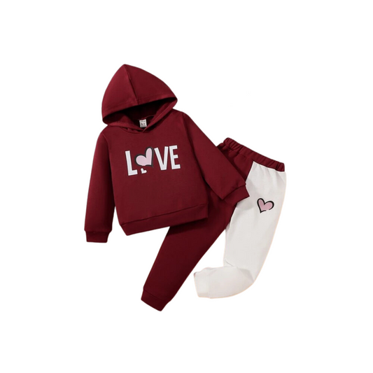 Conjunto Casual Infantil con Sudadera y Pantalón Deportivo