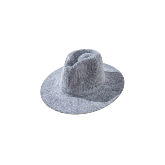 Sombrero de Ala Ancha en Gris