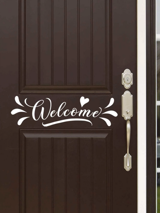 Adhesivo Decorativo "Welcome"