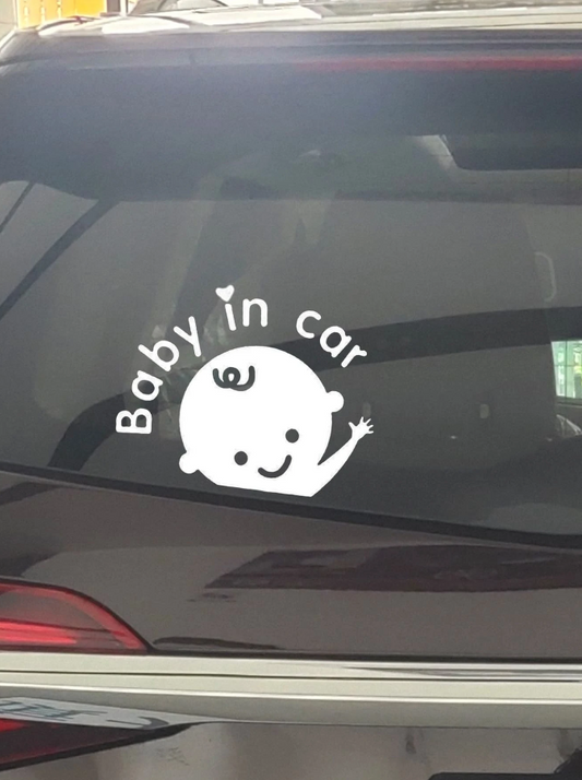 Pegatina de coche "Baby in Car"