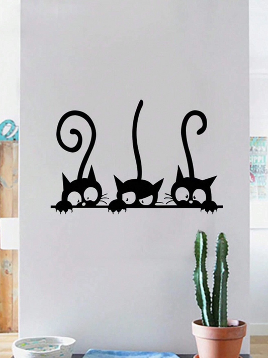 Adhesivo Decorativo "Gatitos Curiosos"