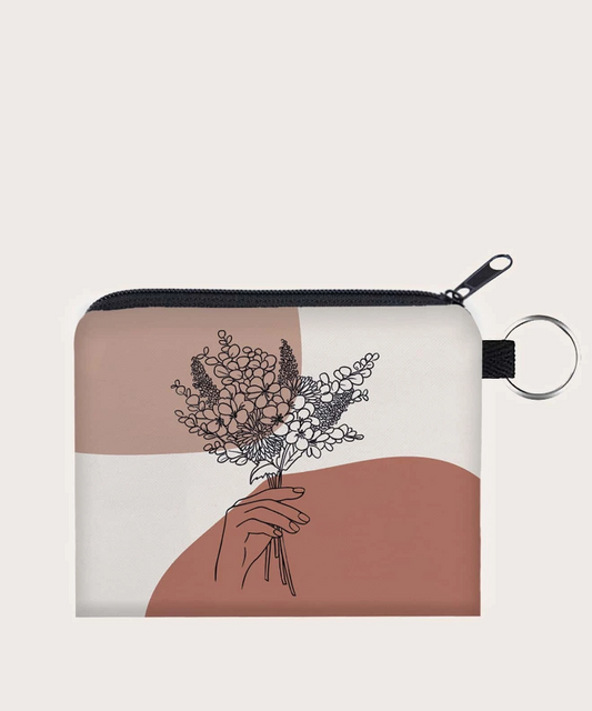 Monedero Estampado Floral - Multicolor